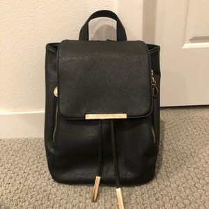 Black with Gold Backpack